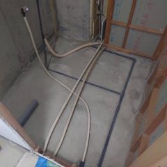 マンション改装工事着工